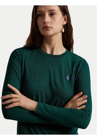Polo Ralph Lauren Bluzka 211898699010 Zielony Regular Fit. Typ kołnierza: polo. Kolor: zielony. Materiał: bawełna #6