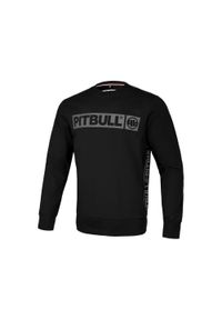 PITBULL - Bluza męska Pitbull French Terry Albion. Kolor: czarny #1