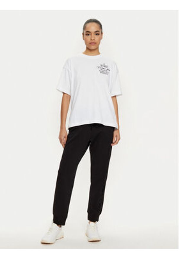 Champion T-Shirt 117473 Biały Loose Fit. Kolor: biały. Materiał: bawełna