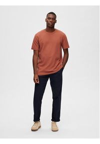 Selected Homme T-Shirt 16088532 Czerwony Relaxed Fit. Kolor: czerwony #3