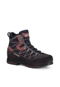 Buty trekkingowe damskie Aku Trekker L3 Goretex. Wysokość cholewki: za kostkę. Zapięcie: sznurówki. Kolor: czarny. Materiał: zamsz, materiał, syntetyk. Szerokość cholewki: normalna