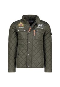 Kurtka męska Geographical Norway BELIFICIO MEN 001 khaki (WY4492H/GN-KAKI).. Kolor: zielony. Materiał: poliester, materiał. Sport: turystyka piesza #1