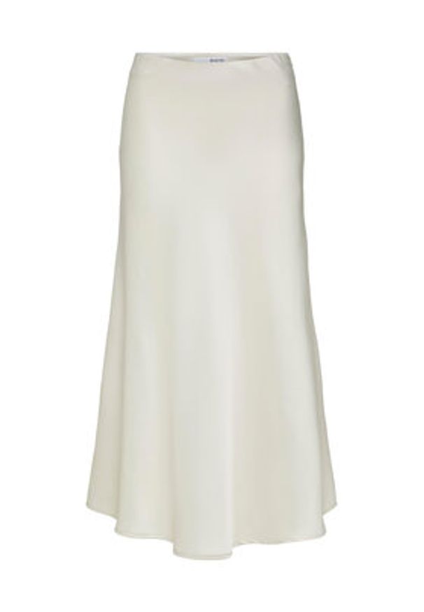 Selected Femme Spódnica midi 16089021 Szary Regular Fit. Kolor: szary. Materiał: syntetyk