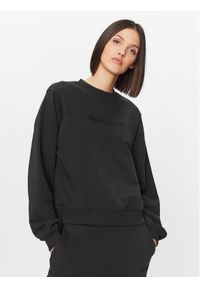 Woolrich Bluza Logo CFWWSW0115FRUT3164 Czarny Relaxed Fit. Kolor: czarny. Materiał: bawełna #1