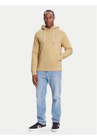 Quiksilver Bluza Salt Water Hoodie EQYFT05159 Beżowy Regular Fit. Kolor: beżowy. Materiał: bawełna #3