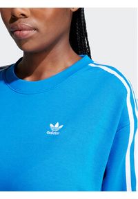 Adidas - adidas Bluza 3-Stripes IN8488 Niebieski Oversize. Kolor: niebieski. Materiał: bawełna #5