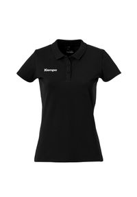 KEMPA - Damska koszulka polo Kempa Basics. Typ kołnierza: polo. Kolor: czarny. Materiał: materiał