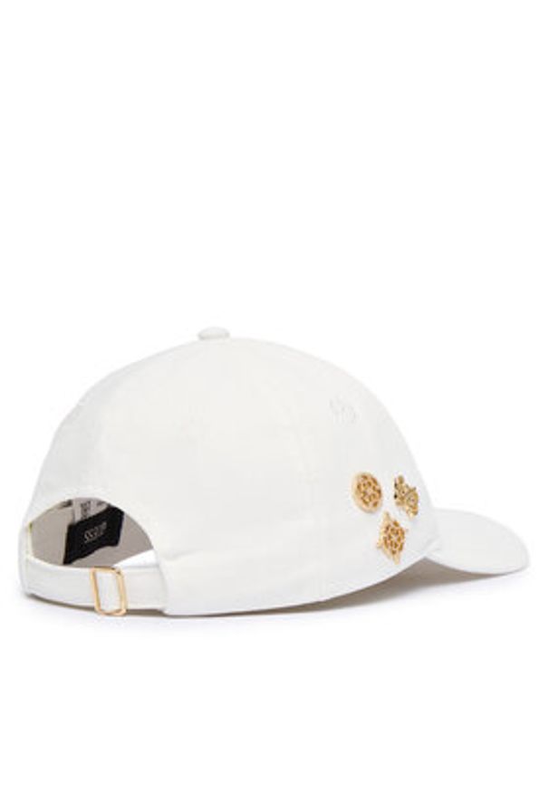 Guess Czapka z daszkiem AW5607 COT01 Biały. Kolor: biały. Materiał: bawełna