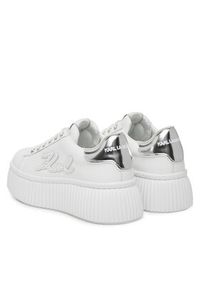Karl Lagerfeld - KARL LAGERFELD Sneakersy KL42311A Biały. Kolor: biały. Materiał: skóra #4