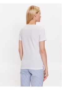 Guess T-Shirt W1YI1B I3Z14 Biały Slim Fit. Kolor: biały. Materiał: bawełna #5