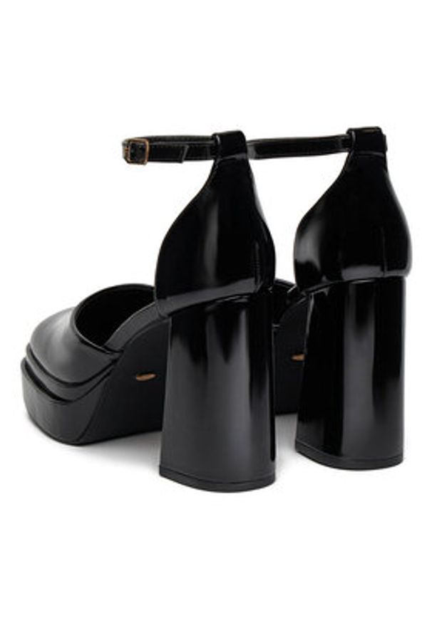 DeeZee Półbuty LW85478-6 Czarny. Kolor: czarny. Materiał: materiał, syntetyk