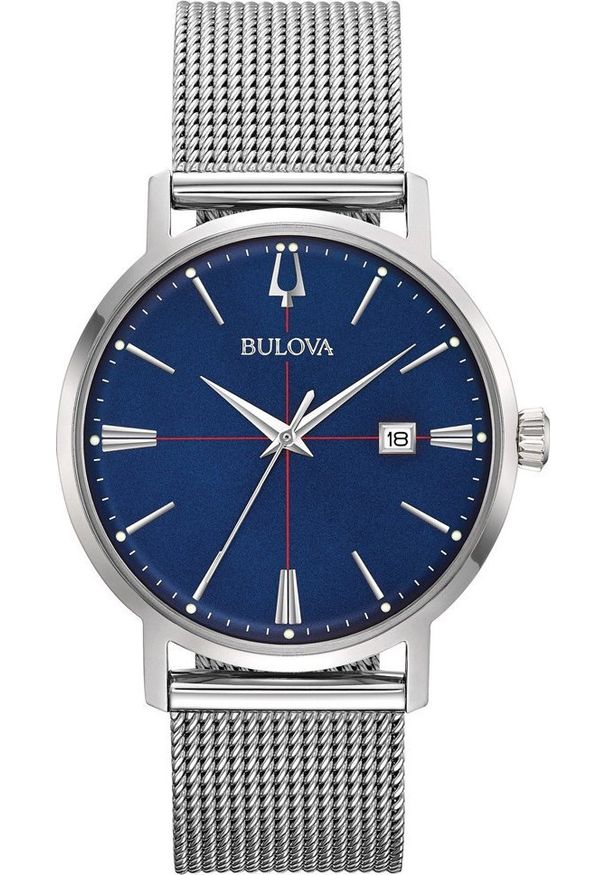 Zegarek Bulova Zegarek męski Bulova 96B289 srebrny. Kolor: srebrny