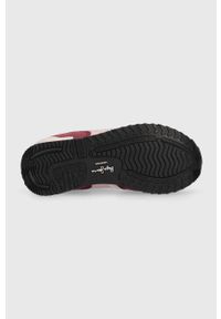 Pepe Jeans sneakersy dziecięce kolor różowy. Nosek buta: okrągły. Zapięcie: sznurówki. Kolor: różowy. Materiał: guma #4