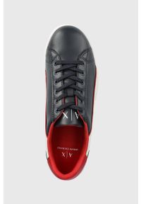 Armani Exchange sneakersy XUX082.XV262.K732 kolor granatowy. Zapięcie: sznurówki. Kolor: niebieski. Materiał: guma #3
