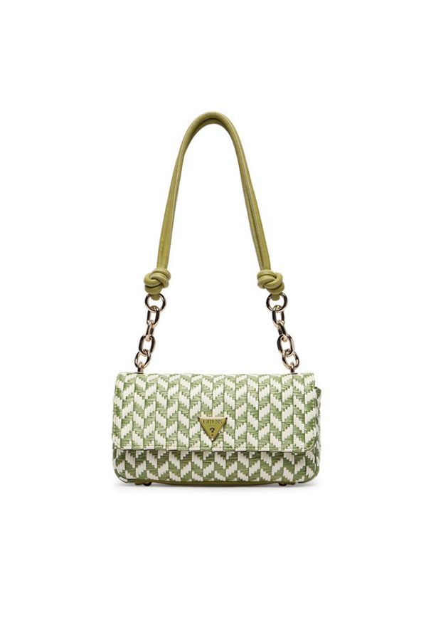 Guess Torebka Tessi HWWG76 91190 Zielony jasny. Kolor: zielony. Materiał: skórzane