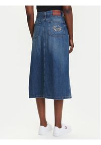 Tommy Jeans Spódnica jeansowa Claire DW0DW21070 Granatowy Regular Fit. Kolor: niebieski. Materiał: bawełna