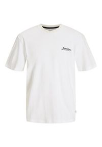 Jack & Jones - Jack&Jones Komplet t-shirt i szorty sportowe Beau 12277466 Biały Relaxed Fit. Kolor: biały. Materiał: bawełna. Styl: sportowy