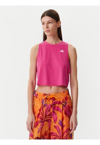 Adidas - adidas Koszulka techniczna Train Essentials Boxy Workout JL7680 Różowy Regular Fit. Kolor: różowy. Materiał: syntetyk #1