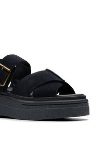 Clarks Sandały Evamar Wish 26181199 Czarny. Kolor: czarny. Materiał: skóra, zamsz #3