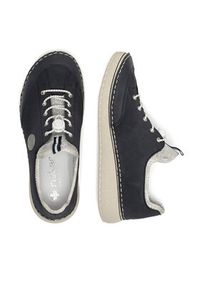 Rieker Półbuty 50958-14 Granatowy. Kolor: niebieski. Materiał: materiał #5