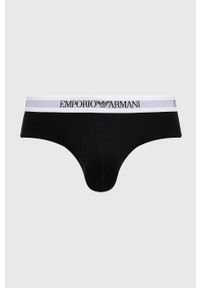 Emporio Armani Underwear slipy bawełniane (3-pack) kolor czarny. Kolor: czarny. Materiał: bawełna #5