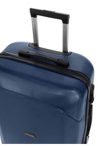 Ochnik - Komplet walizek na kółkach 19'/24'/28'. Kolor: niebieski. Materiał: guma, poliester, materiał