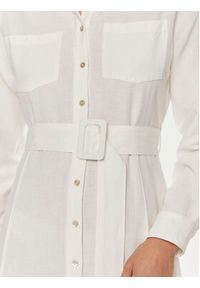 only - ONLY Sukienka koszulowa Callie 15318799 Biały Regular Fit. Kolor: biały. Materiał: bawełna, wiskoza. Typ sukienki: koszulowe