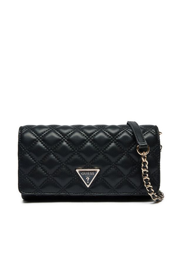 Guess Torebka Giully (QG) Mini-Bags HWQG87 48750 Czarny. Kolor: czarny. Materiał: skórzane
