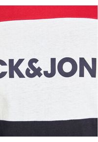 Jack & Jones - Jack&Jones T-Shirt Logo Blocking 12173968 Czerwony Slim Fit. Kolor: czerwony. Materiał: bawełna #4