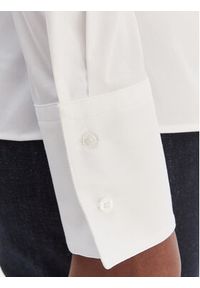 Hugo - HUGO Koszula 50554568 Biały Slim Fit. Kolor: biały. Materiał: bawełna #3