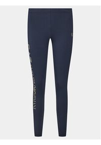 EA7 Emporio Armani Legginsy 8NTP63 TJ01Z 0555 Granatowy Skinny Fit. Kolor: niebieski. Materiał: bawełna #5