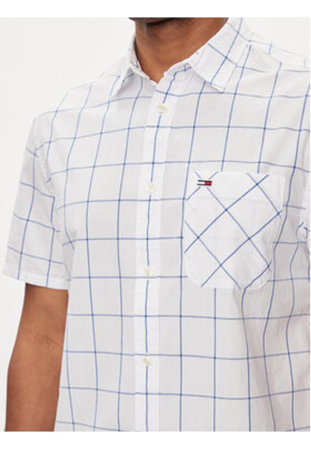 Tommy Jeans Koszula DM0DM18967 Biały Regular Fit. Kolor: biały. Materiał: bawełna