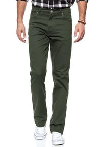 Wrangler - WRANGLER SPODNIE MĘSKIE TEXAS MOSS GREEN W121TA221 112126200 #4