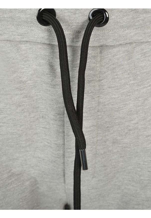 Les Hommes Spodnie "Jogging" | UHJ101752U | Jogging Pants | Mężczyzna | Szary. Kolor: szary. Materiał: bawełna, poliester. Wzór: aplikacja