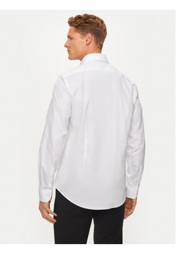 Calvin Klein Koszula K10K113546 Biały Regular Fit. Kolor: biały. Materiał: bawełna