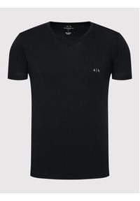 Armani Exchange Komplet 2 t-shirtów 956004 CC282 07320 Czarny Regular Fit. Kolor: czarny. Materiał: bawełna