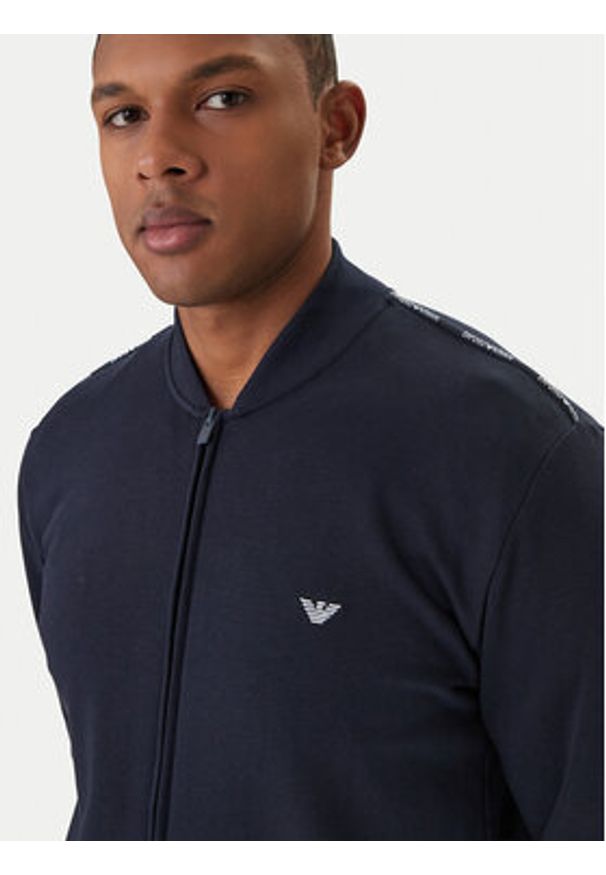 Emporio Armani Underwear Dres EM001385 AF18887 UB102 Granatowy Regular Fit. Kolor: niebieski. Materiał: bawełna