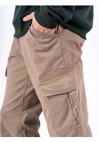 MARCUS - Męskie Spodnie Materiałowe Marcus Gerry Cargo 6080 Golden Sand 16-200146. Materiał: materiał #4