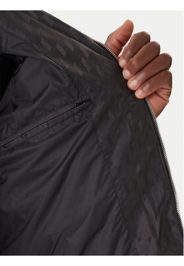 Karl Lagerfeld - KARL LAGERFELD Kamizelka 505017 554504 Czarny Regular Fit. Typ kołnierza: dekolt w karo. Kolor: czarny. Materiał: syntetyk