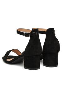 DeeZee Sandały HXG2105-6A Czarny. Kolor: czarny. Materiał: materiał