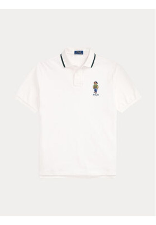 Polo Ralph Lauren Polo 710867574004 Biały Classic Fit. Typ kołnierza: polo. Kolor: biały. Materiał: bawełna