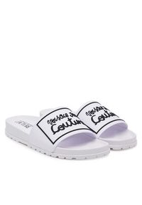 Versace Jeans Couture Klapki 78VA3SQ2 Biały. Kolor: biały #5