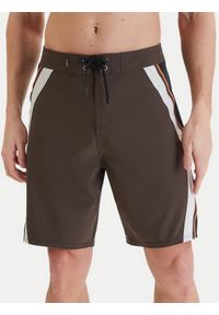 Quiksilver Szorty kąpielowe Mercury Panel 20" EQYBS04896 Brązowy Regular Fit. Kolor: brązowy. Materiał: syntetyk #1