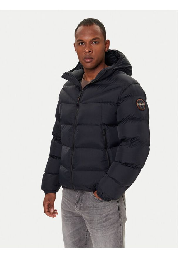 Napapijri Kurtka zimowa A-Molveno NP0A88V2 Czarny Regular Fit. Kolor: czarny. Materiał: syntetyk. Sezon: zima