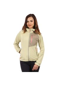 Damska kurtka softshell Kilpi BELTRA-W. Kolor: brązowy. Materiał: softshell