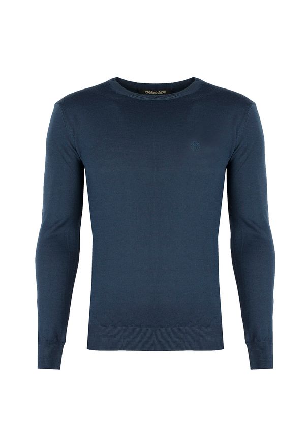 Sweter Roberto Cavalli na co dzień, casualowy