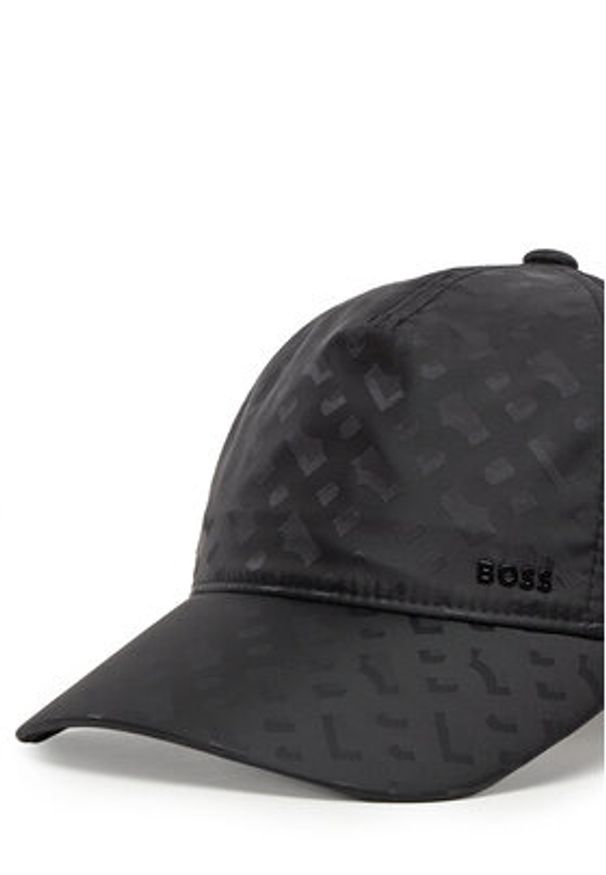 BOSS Czapka z daszkiem 50539420 Czarny. Kolor: czarny. Materiał: materiał, poliamid