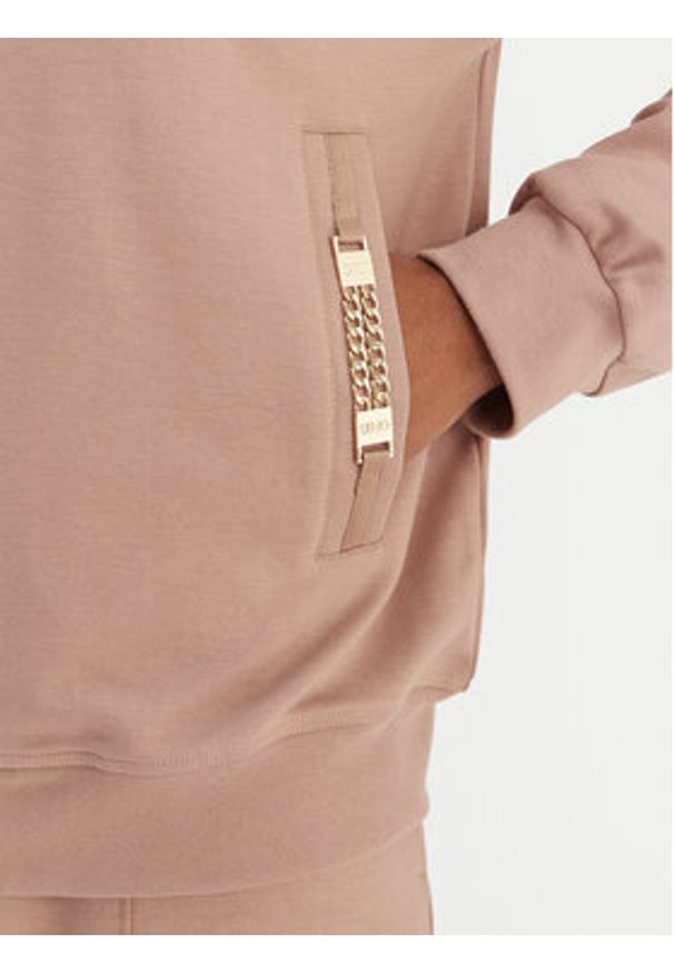 Liu Jo Sport Bluza TA6241 JS182 Brązowy Regular Fit. Kolor: brązowy. Materiał: wiskoza. Styl: sportowy