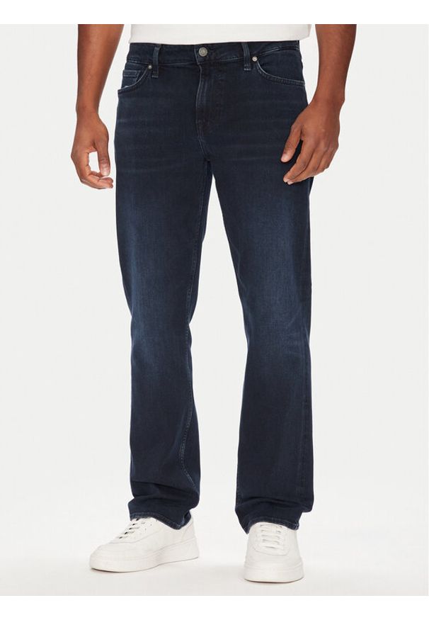 Guess Jeansy M5YAN2 D5Q91 Granatowy Slim Fit. Kolor: niebieski