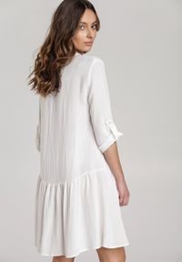 Renee - Biała Sukienka Brifer. Kolor: biały #6